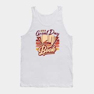 Retro It's a Great Day to Read a Book // 90s Style Book Lover Tank Top